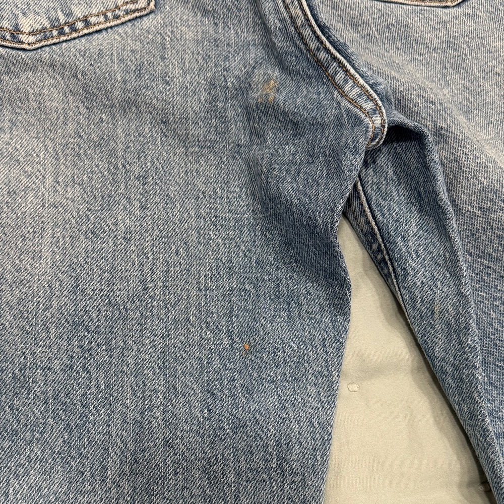 Zara High Rise Light Blue Jeans - Picture 5 of 8